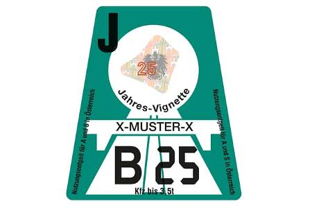 Vignette Österreich 2025