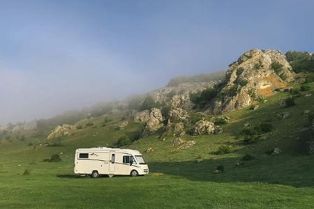 Übernachtung in Europa im Wohnmobil