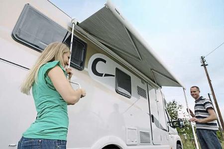 Übernachtung in Europa im Wohnmobil