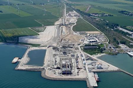 07/2024 Fehmarnbelt Tunnel Baustelle Details Fabrik