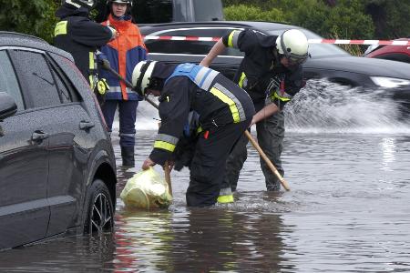 Die Feuerwehr in Nürnberg wurde zu einer Vielzahl von Einsätzen gerufen.