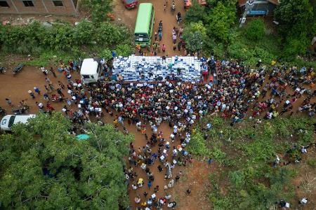 In Kambodscha sollen mittlerweile 80.000 Menschen wegen der Kämpfe vertrieben worden sein.