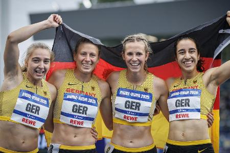 Rhein-Ruhr: 4x400m-Staffel holt letztes deutsches Gold