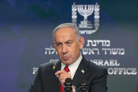 Israels Regierungschef Netanjahu beharrt auf einer Zerschlagung der Hamas. (Archivbild) 