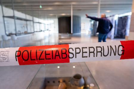 Für die Spurensicherung der Polizei wurde das Museum nach dem Einbruch geschlossen. (Archivbild)