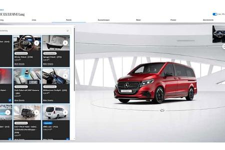Mercedes V300d 4Matic Lang Exclusive AMG Line Konfigurator (2025)