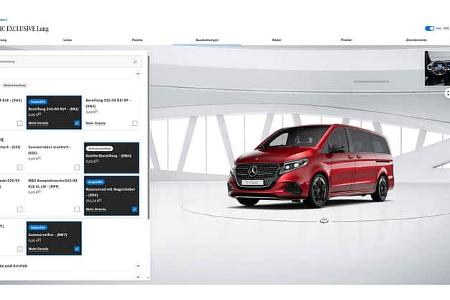 Mercedes V300d 4Matic Lang Exclusive AMG Line Konfigurator (2025)