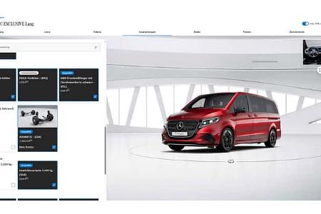 Mercedes V300d 4Matic Lang Exclusive AMG Line Konfigurator (2025)