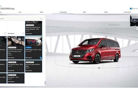 Mercedes V300d 4Matic Lang Exclusive AMG Line Konfigurator (2025)