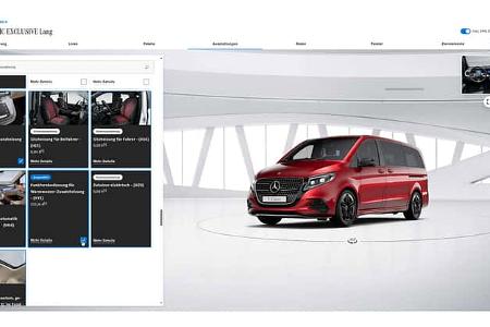Mercedes V300d 4Matic Lang Exclusive AMG Line Konfigurator (2025)