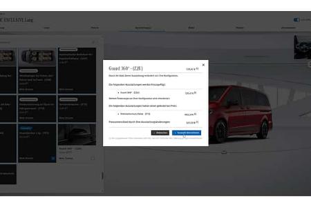 Mercedes V300d 4Matic Lang Exclusive AMG Line Konfigurator (2025)