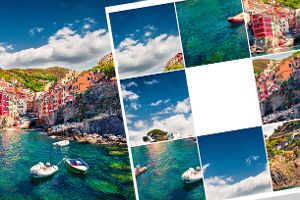 Schiebepuzzle: Cinque Terre