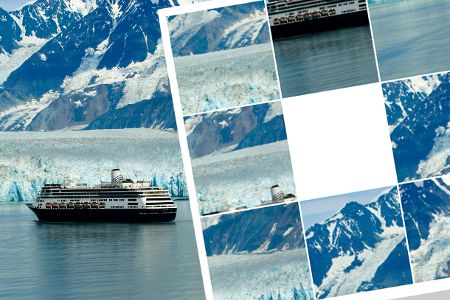 Schiebepuzzle: Kreuzfahrtschiff