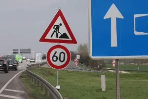 Autobahn A9 Baustelle