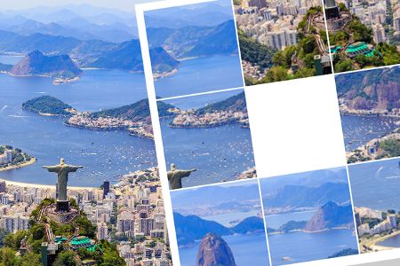 Schiebepuzzle: Christusstatue in Rio