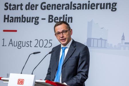 Der Vordstandsvorsitzende der DB Infrago, Philipp Nagl, nennt die Generalsanierung einen 