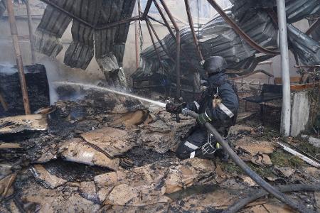 Charkiw kommt immer wieder unter russischen Beschuss. (Archivbild)