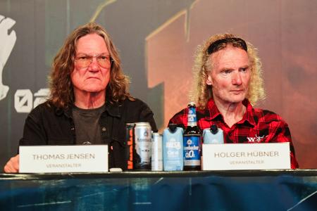 Die Veranstalter Thomas Jensen (links) und Holger Hübner sind zufrieden mit dem Festival.