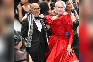 "Der Teufel trägt Prada 2": Meryl Streep im roten Traumkleid am Set
