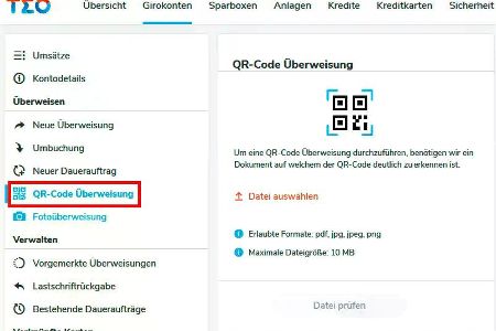 Ein QR-Code macht die Überweisung einer Rechnung per Onlinebanking besonders einfach, denn alle Informationen sind bereits automatisch eingetragen.