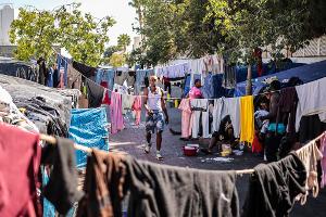 Mehrere Lager, in dem Migranten unterkommen, wurden von Sicherheitskräften aufgelöst. (Archivbild)