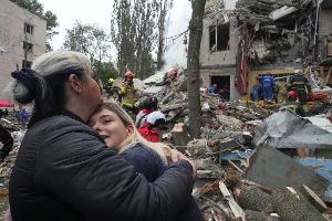 Die ukrainische Haupstadt Kiew ist regelmäßig Ziel russischer Luftangriffe mit Drohnen und Raketen.