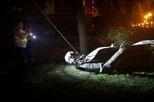 Im Zuge der Black-Lives-Matter-Proteste stürzten Demonstranten in den USA mehrere Statuen historischer Figuren, die sie in Verbindung mit Rassismus brachten. (Archivbild)