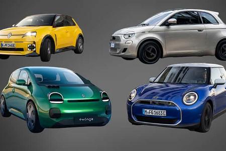 Hersteller setzten auf Retro-Look bei Elektrokleinwagen