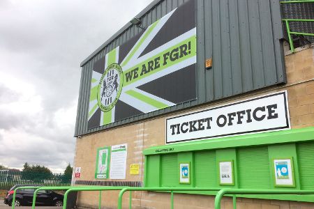 Ticketschalter der Forest Green Rovers