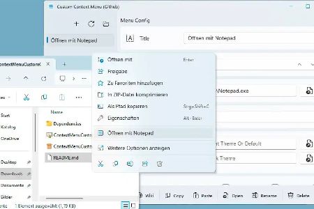 Das Tool Context Menu Custom wurde speziell für Windows 11 entwickelt und bietet verschiedene Optionen zur Anpassung des Kontextmenüs.