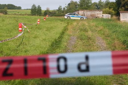 Der Fundort ist abgesperrt.