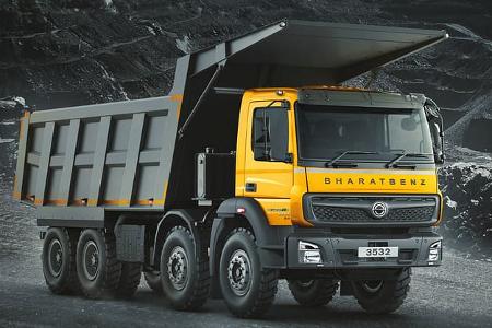 08/2025 BharatBenz HX Baustellen-Truck Daimler Indien