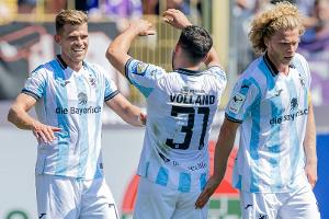 3. Liga: Volland und Niederlechner schießen 1860 zum Sieg