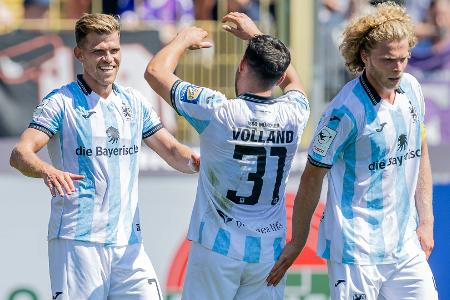 3. Liga: Volland und Niederlechner schießen 1860 zum Sieg