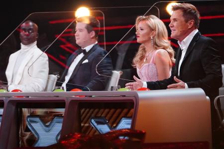 Bruce Darnell, Chris Tall, Evelyn Burdecki und Dieter Bohlen