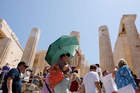 Akropolis: Selbst für Touristen gilt Besuchsverbot (Archivbild)