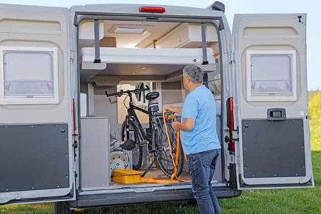 Etrusco Fahrrad, Stauraum, Rückansicht