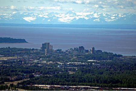 Die Stadt Anchorage ist Schauplatz eines Treffens zwischen US-Präsident Trump und dem russischen Präsidenten Putin.