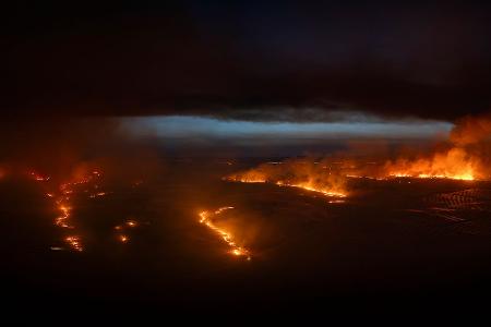 Im Nordwesten Spaniens brennt es derzeit nahezu überall.