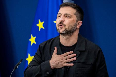 Selenskyj will Sicherheitsgarantien nach Nato-Vorbild. 