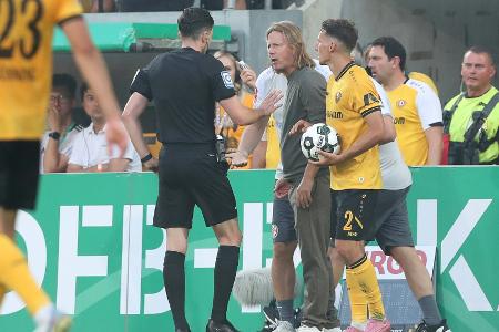 Henriksen über kuriosen Platzverweis: 