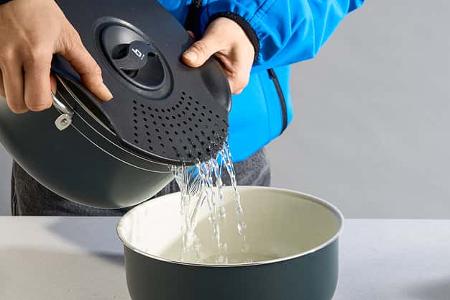 Camping-Topfsets Griff