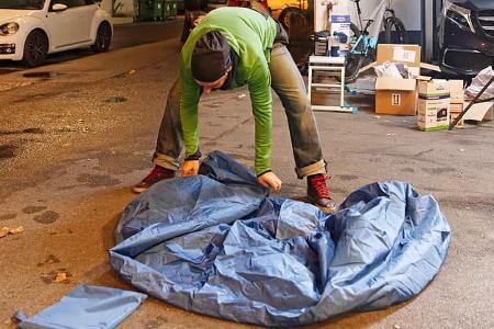 Zubehšr Abdeckplanen fŸr FahrradtrŠger Aufbewahrungstasche