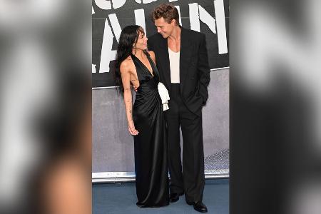 Nur Freunde? Zoë Kravitz und Austin Butler strahlen bei Premiere