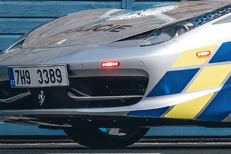 07/2022, Ferrari 458 Italia Polizeiauto in Tschechien