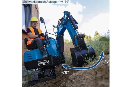 Scheppach Mini-Benzin-Bagger EXC815