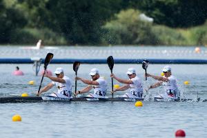Kanu-WM: Kajak-Vierer verpasst Medaille