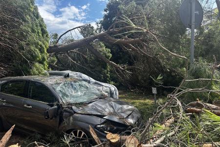 Das Unwetter richtete erheblichen Sachschaden an.
