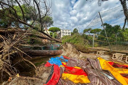 An der Adria-Küste ist jetzt im Hochsommer Hauptsaison.