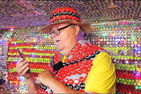 Rund 130.000 Flaschenverschlüsse hat Frank Zeidler in den vergangenen Jahren verbaut.